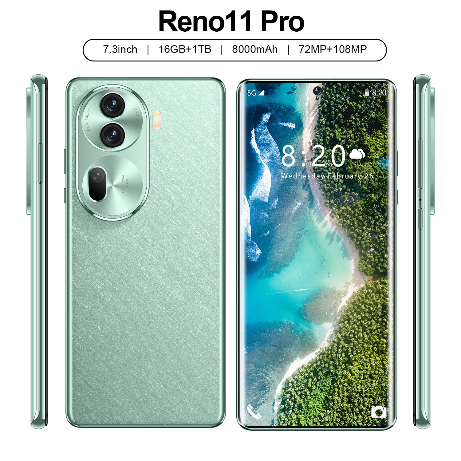 reno11 pro realme 10 pro plus mobile phone beautiful camera multi-language unlocked 3G&4G 5g smartphone